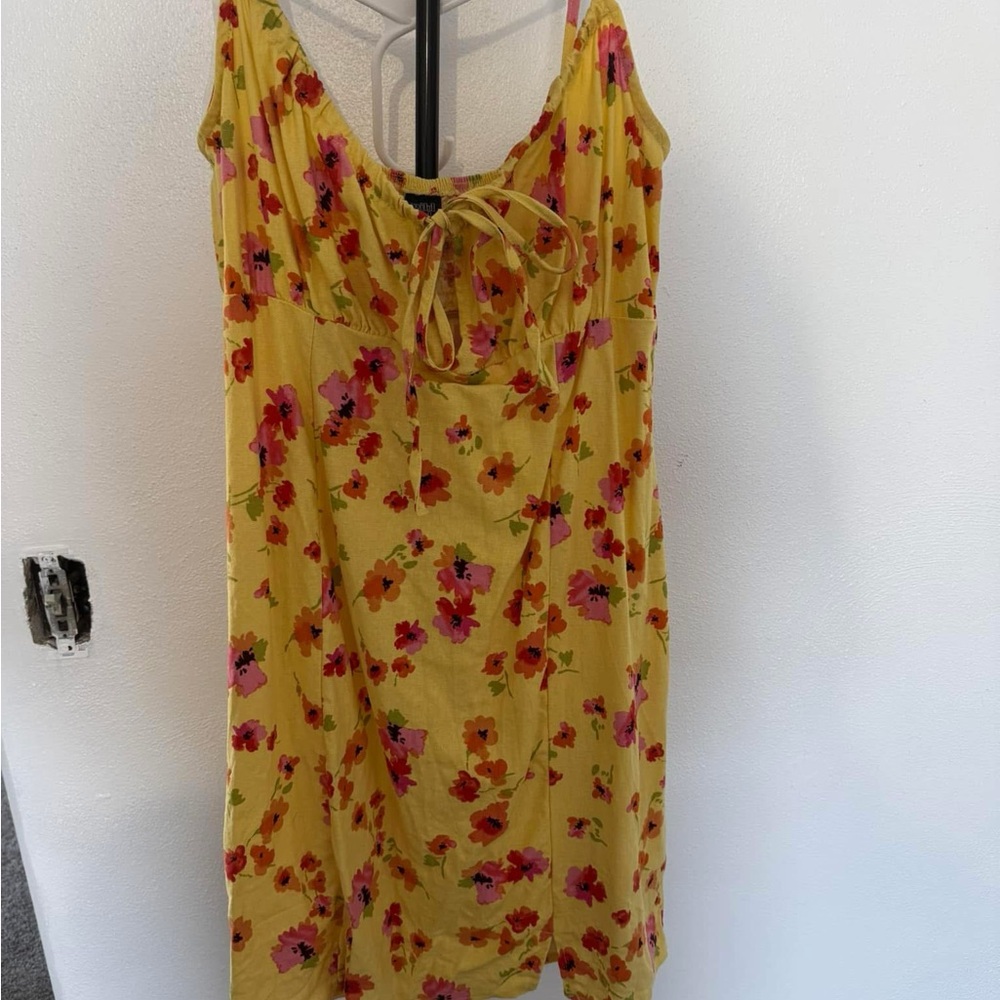 Floral Yellow Dress
